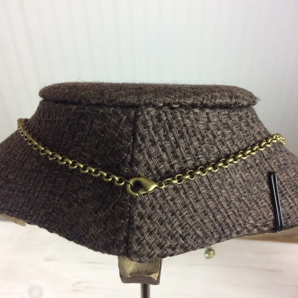 Antique Bronze Necklace and Earrings - Picture 5 of 5